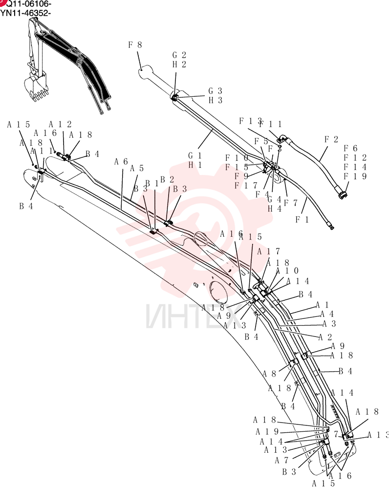 Hyd, Boom YN42H00328F1 (3)