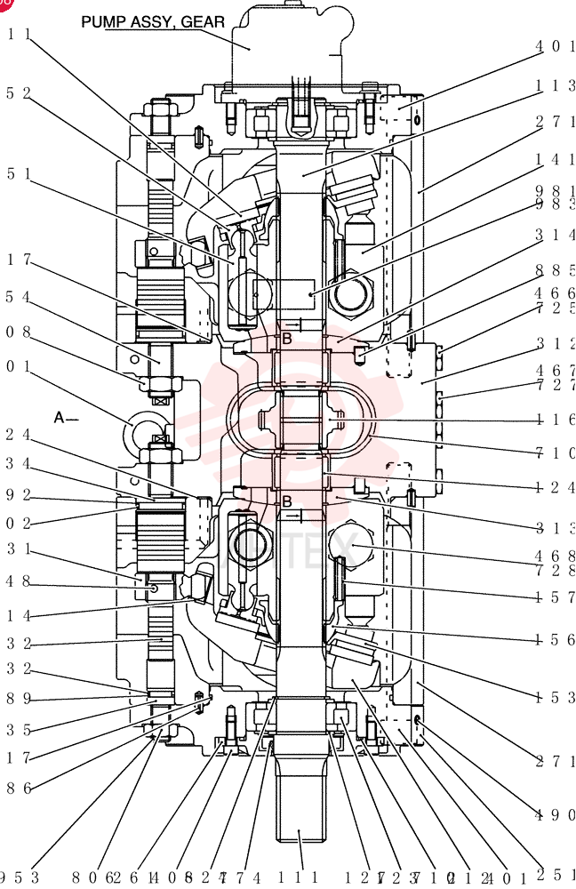 HYDRAULIC PUMP YN10V00043F1 (2)