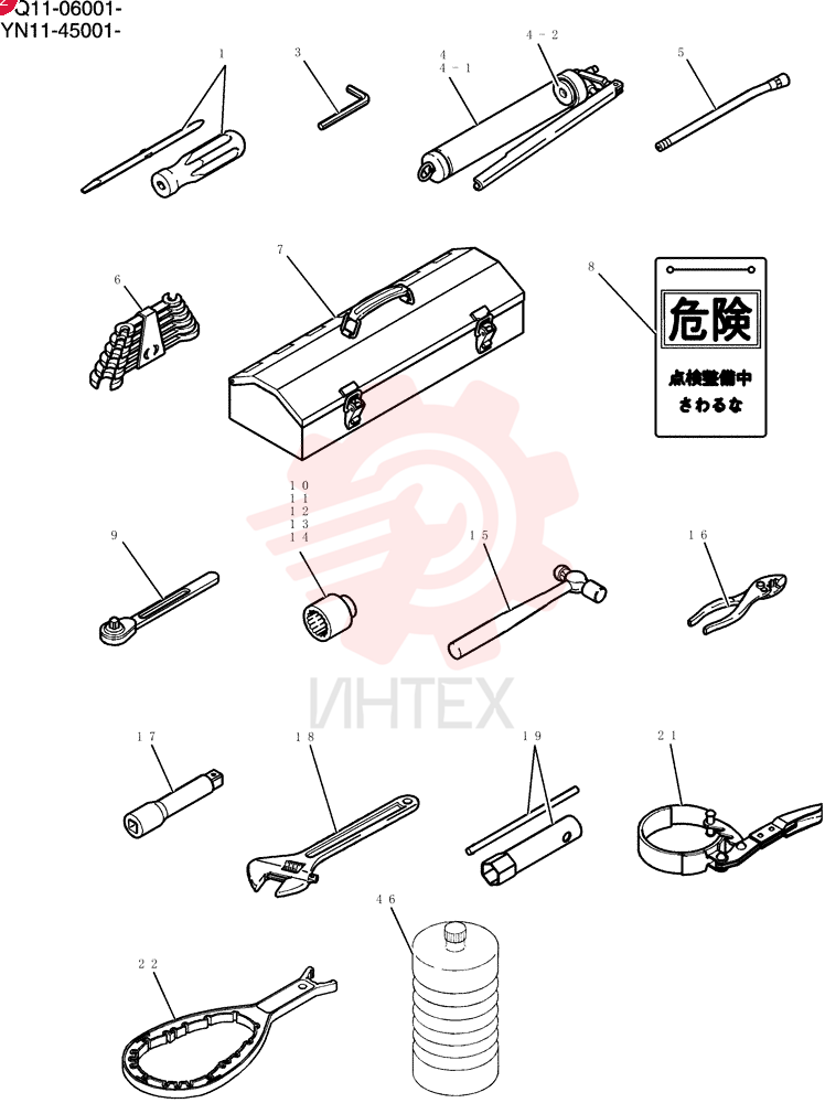 TOOL KIT YN01T00151F1
