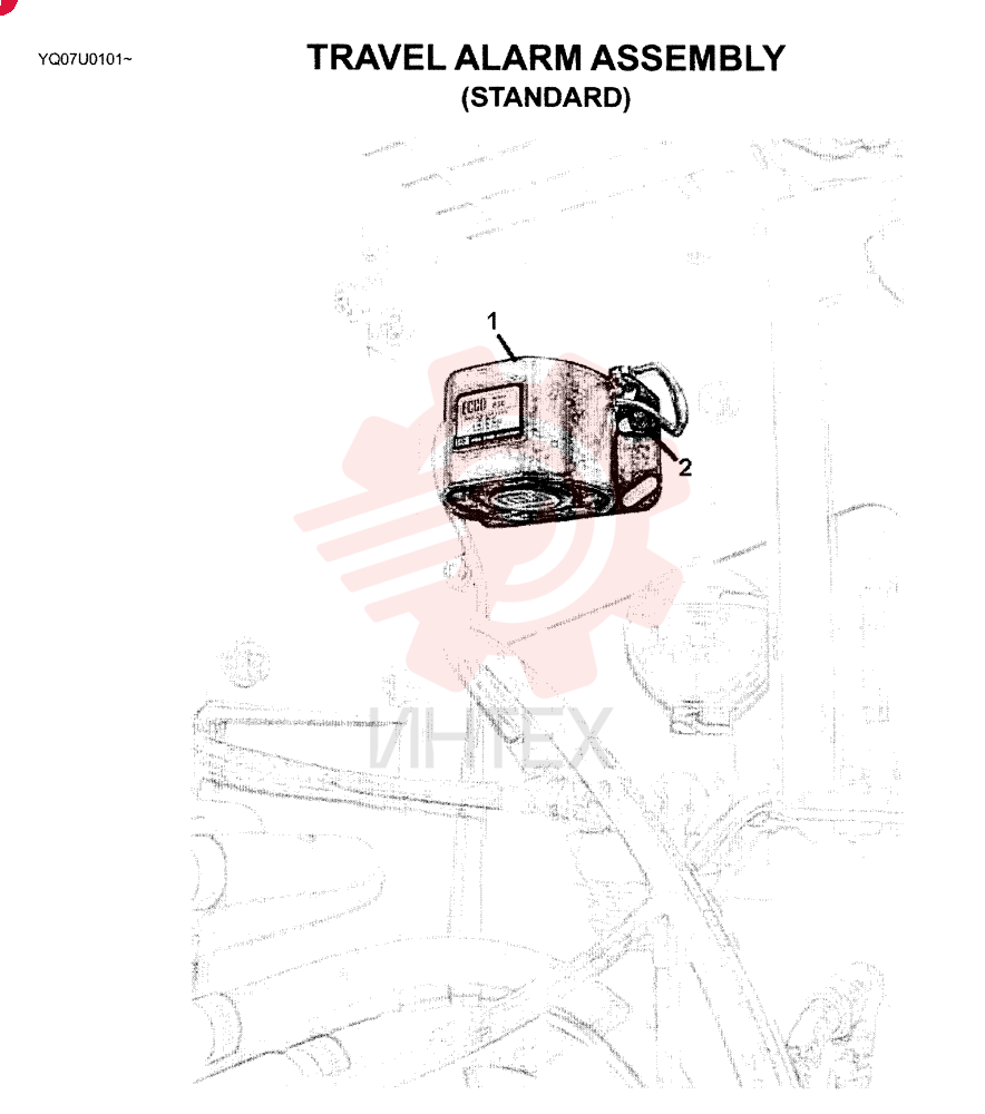 ALARM ASSY, TRAVEL YN53E00006F1