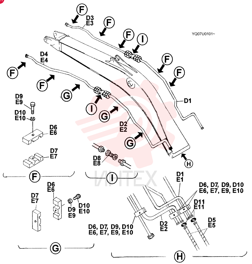 BUCKET CYLINDER YN01V00037F1 (16)