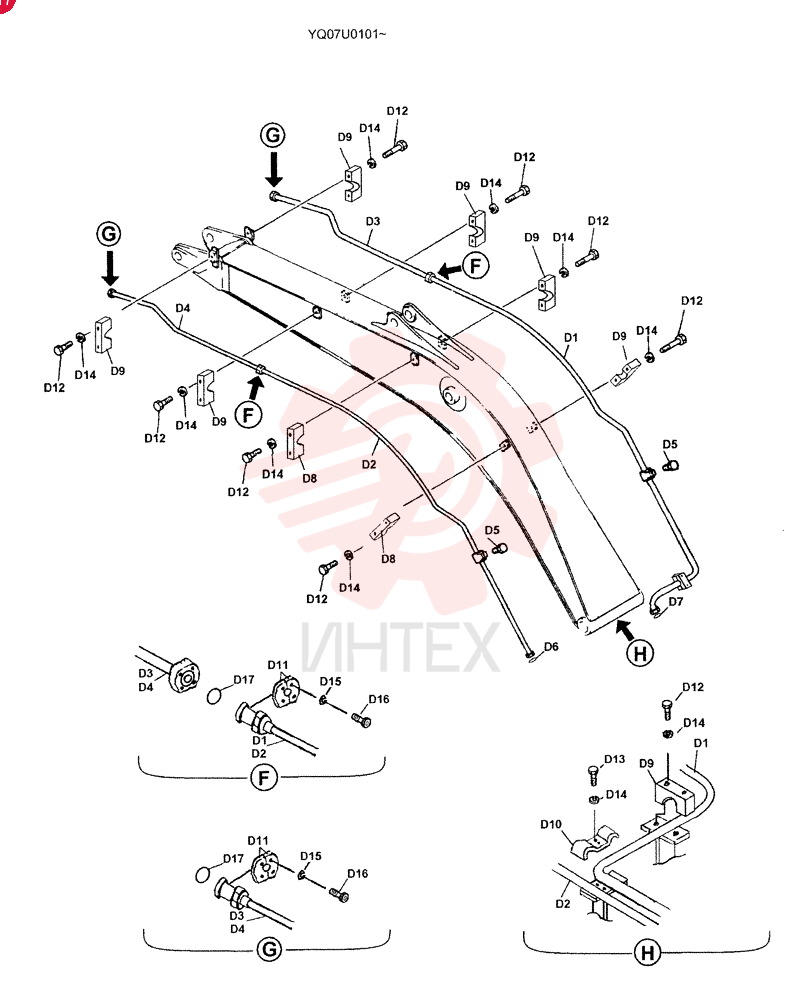 BUCKET CYLINDER YN01V00037F1 (4)