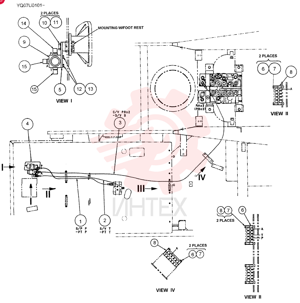 CONTROL LINES, REMOTE (HAND CONTROL-BREAKER) YN68H00074F1