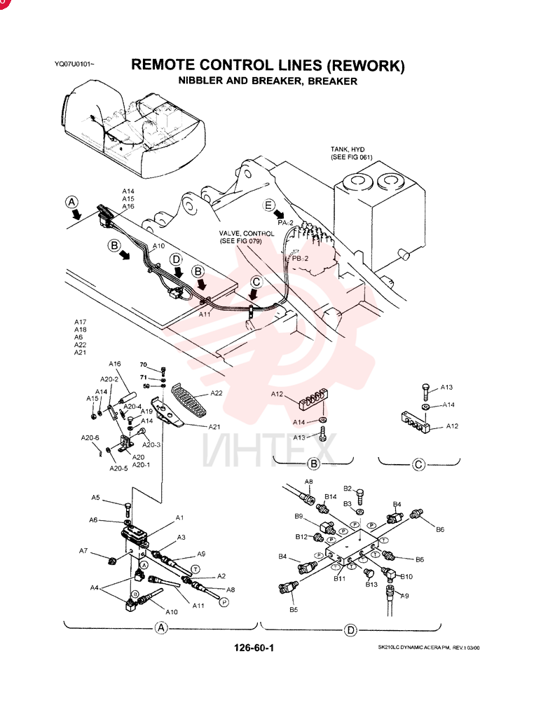 CONTROL LINES, REMOTE (NIBBLER & BREAKER) YN68H00051F (2)