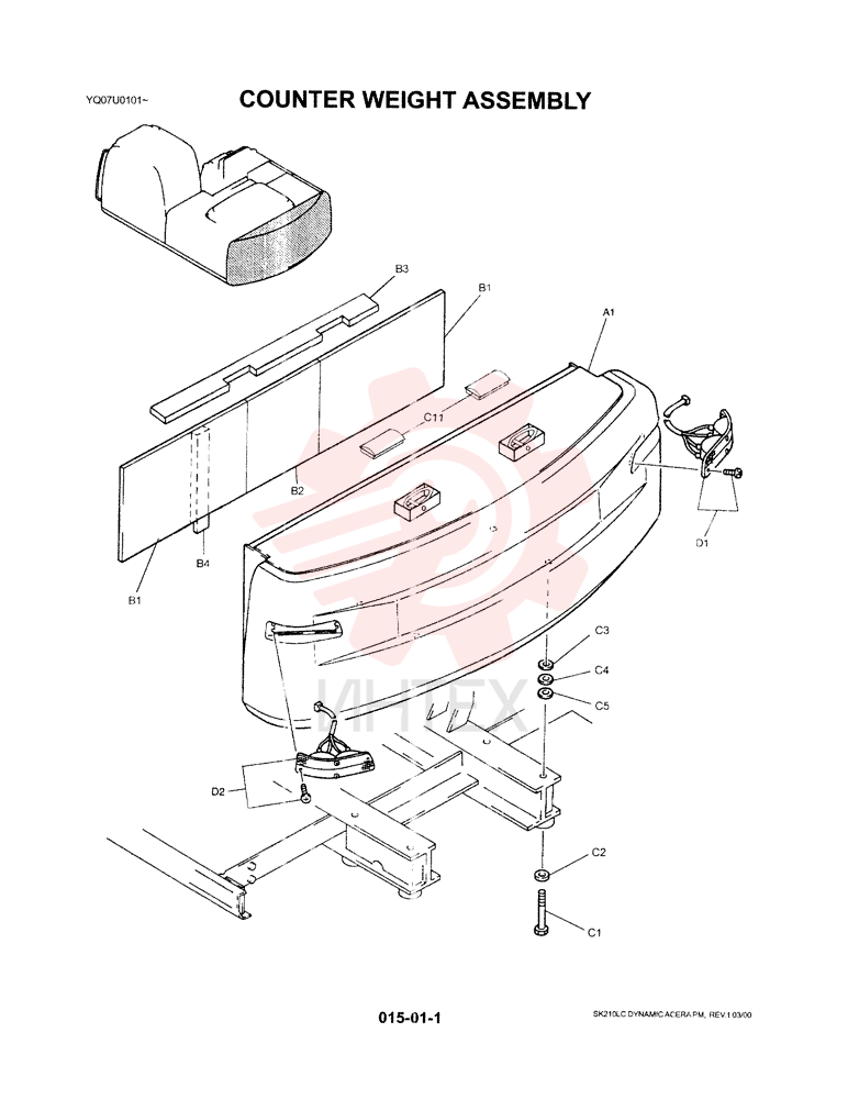 COUNTERWEIGHT YN60C00073D1