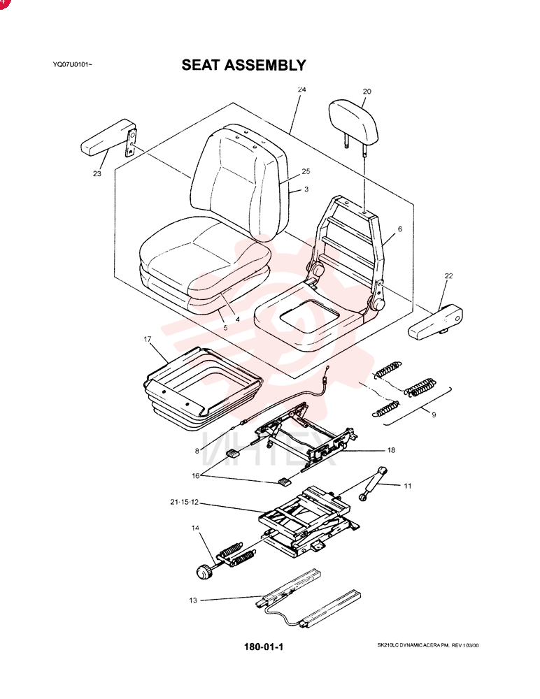 DRIVER SEAT LC25M00001F2
