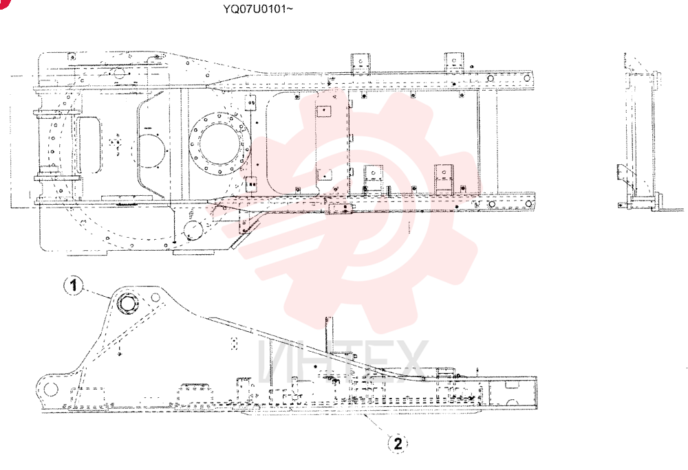 FRAME, UPPER(REWORK) (LOGGER) YN52FU0004D1