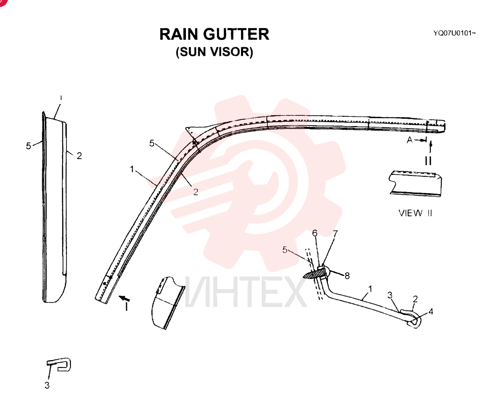 GUTTER YN55C01013F1