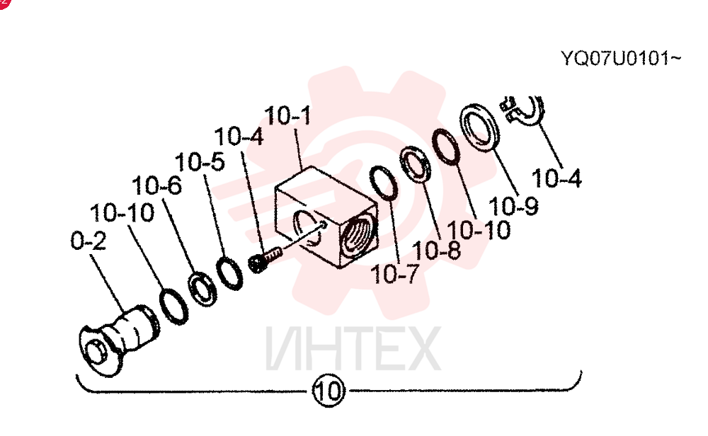 HYD LINES, ARM 2.94M (ROTATON-N&B REWORK) YN43H00094F1 (1)