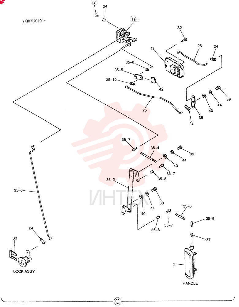 Схема (SK210LC) - DYNAMIC ACERA EXCAVATOR ASN YQ07U0101 (1/01-12/02) YN51C00007F1 (1)