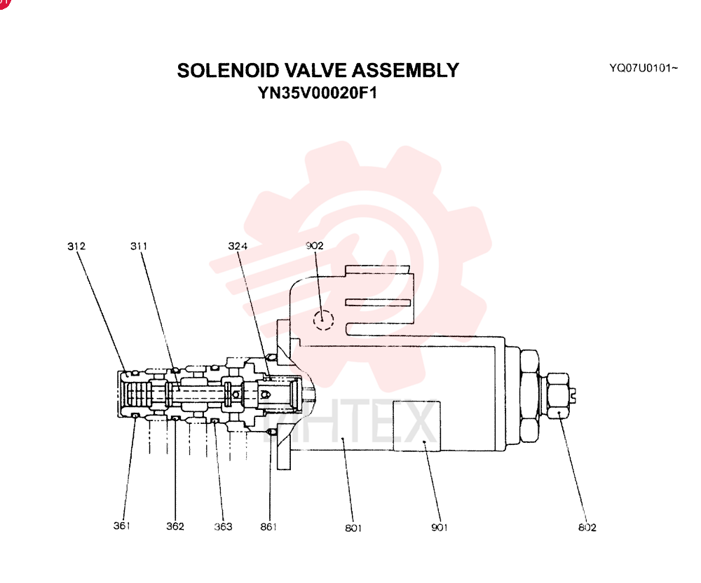 SOLENOID VALVE YN35V00020F1