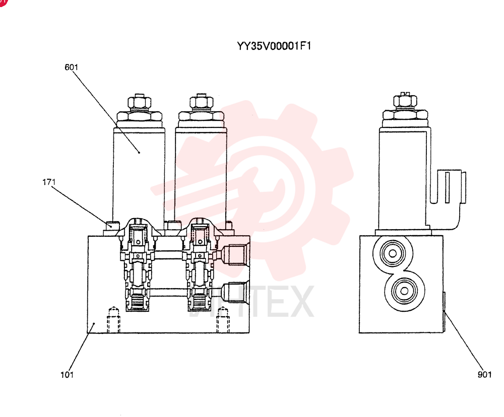 SOLENOID VALVE YY35V00001F1