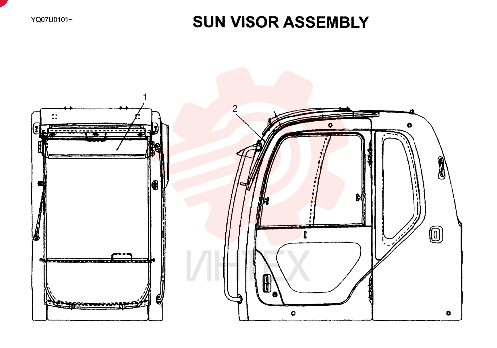 SUN VISOR YN55C00003F1