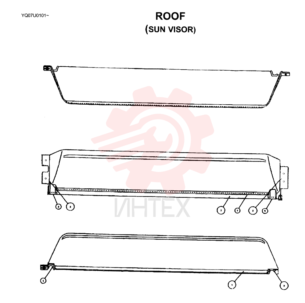 SUN VISOR YN55C00004F1
