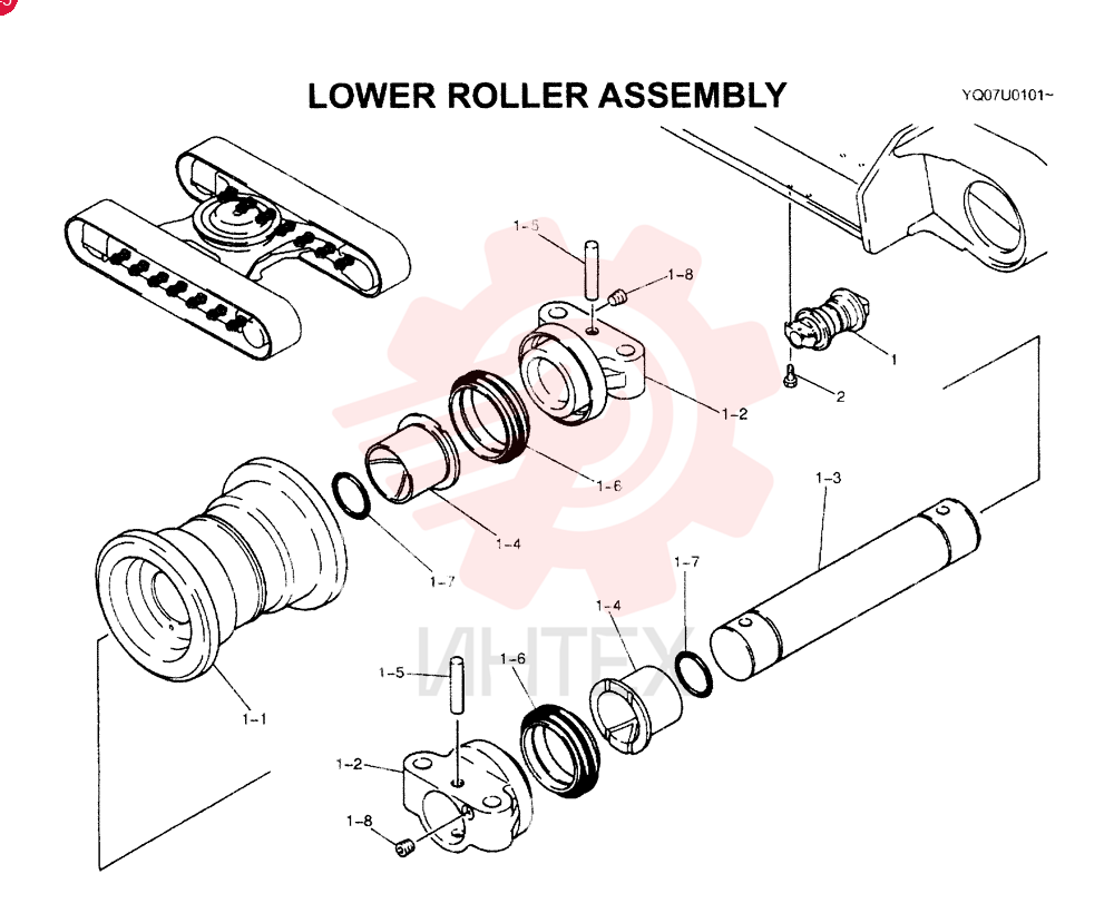TRACK ROLLER YN64D00010F2