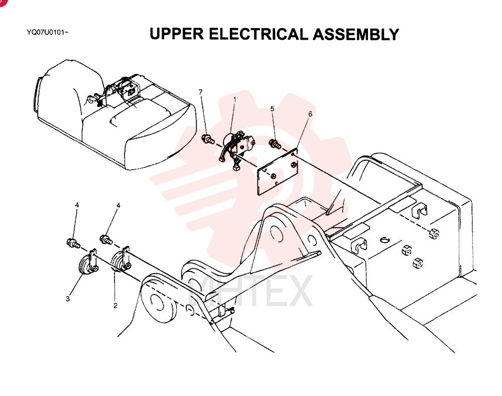 UPPER ELECTRICAL ASSY LC03E00004F1