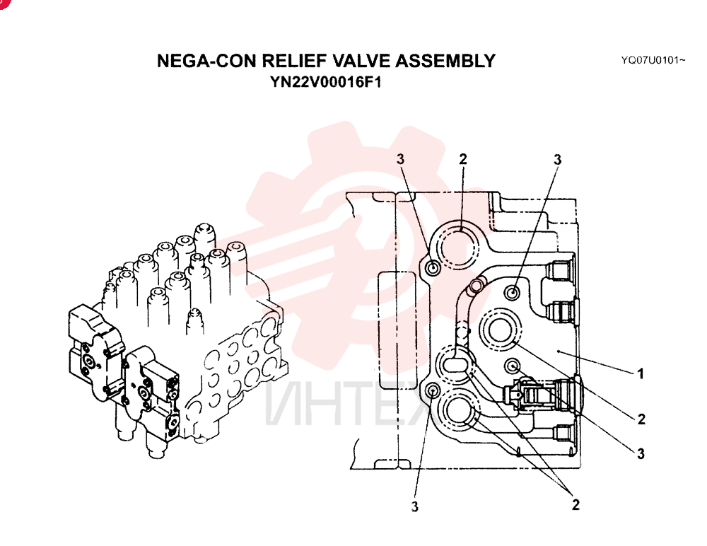 VALVE PRESSURE RELIE YN22V00016F1