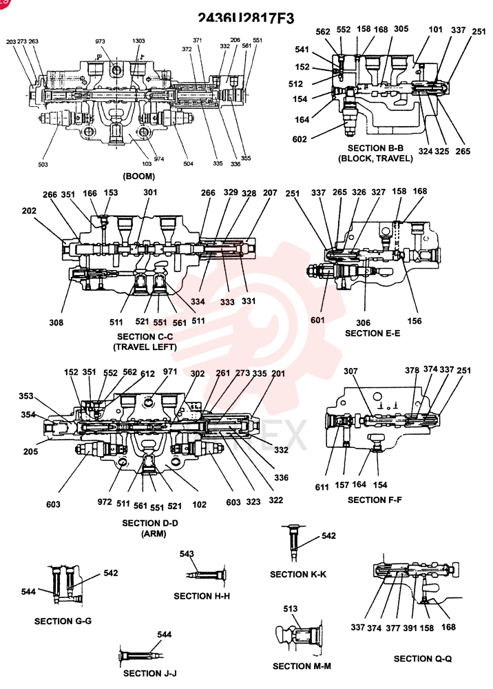 CONTROL VALVE 2436U2817F3