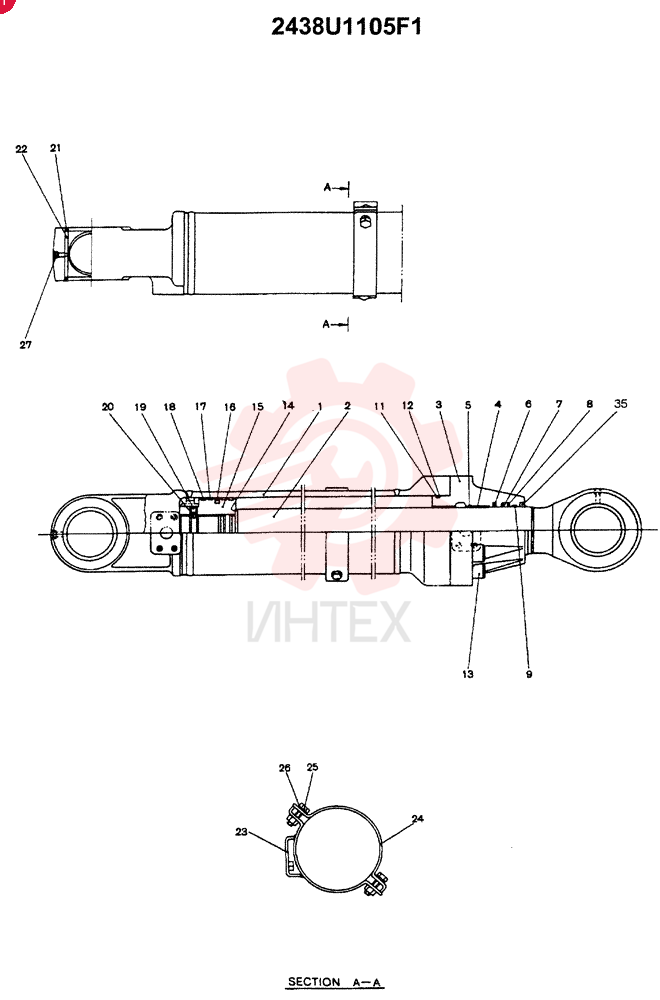 CYLINDER 2438U1105F1