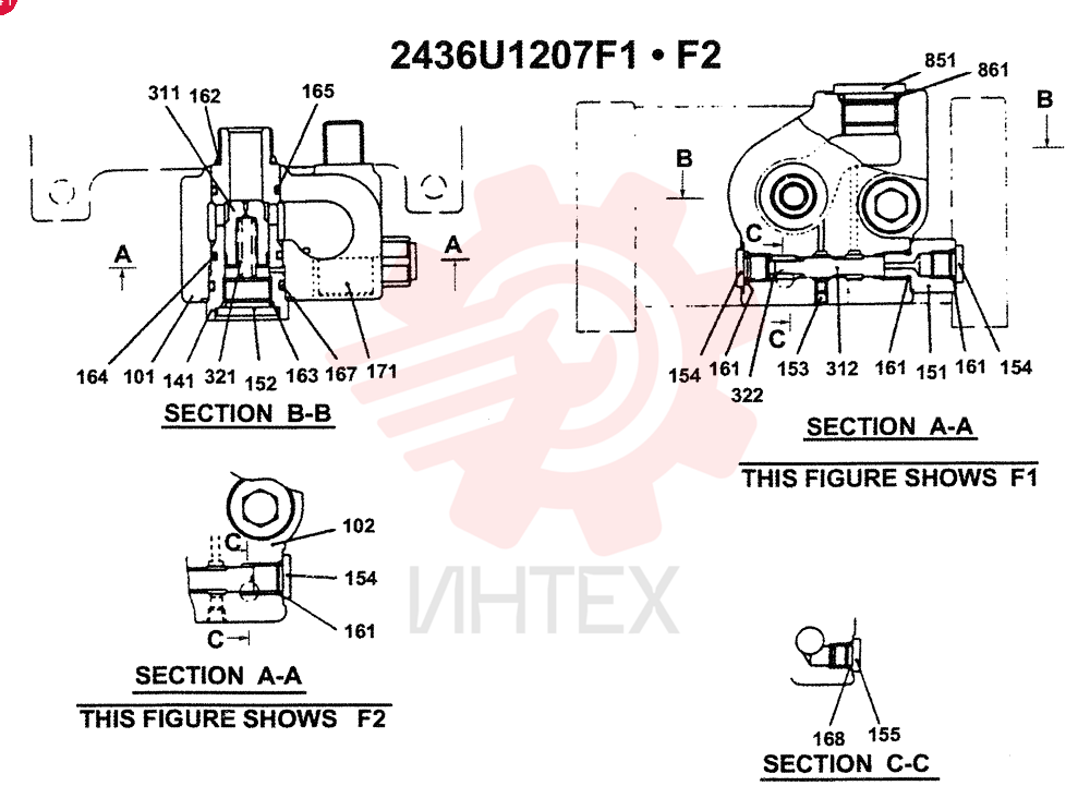 VALVE 2436U1207F1