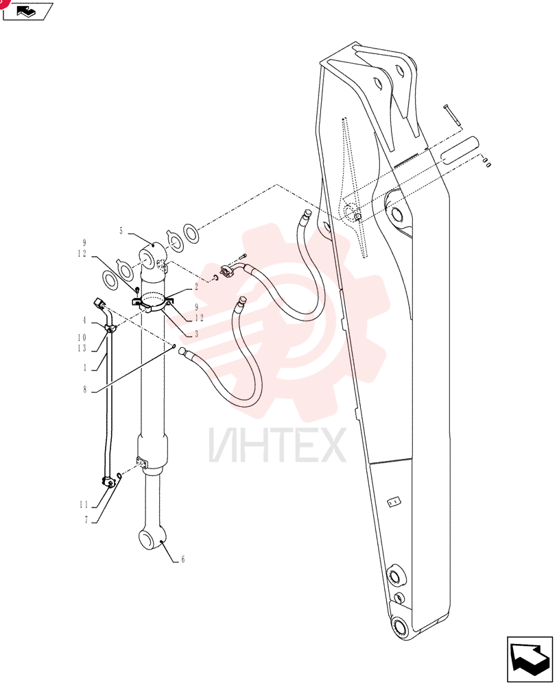 Cylinder (Bucket) YB43H00039F1