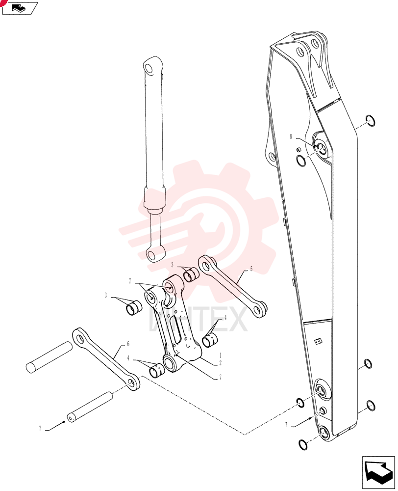 Схема (SK215SRLC) - SHORT RADIUS EXCAVATOR ASN LA06-02501 (1/11-12/11) YN12B00655F1 (1)