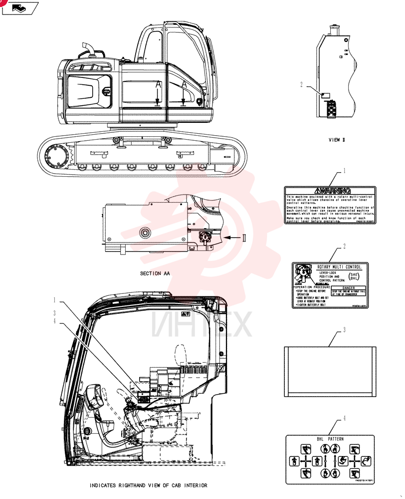 Схема (SK215SRLC) - SHORT RADIUS EXCAVATOR ASN LA06-02501 (1/11-12/11) YF22T00055F2