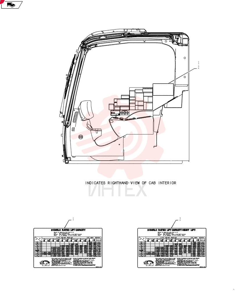 Схема (SK215SRLC) - SHORT RADIUS EXCAVATOR ASN LA06-02501 (1/11-12/11) YB22T00075F1