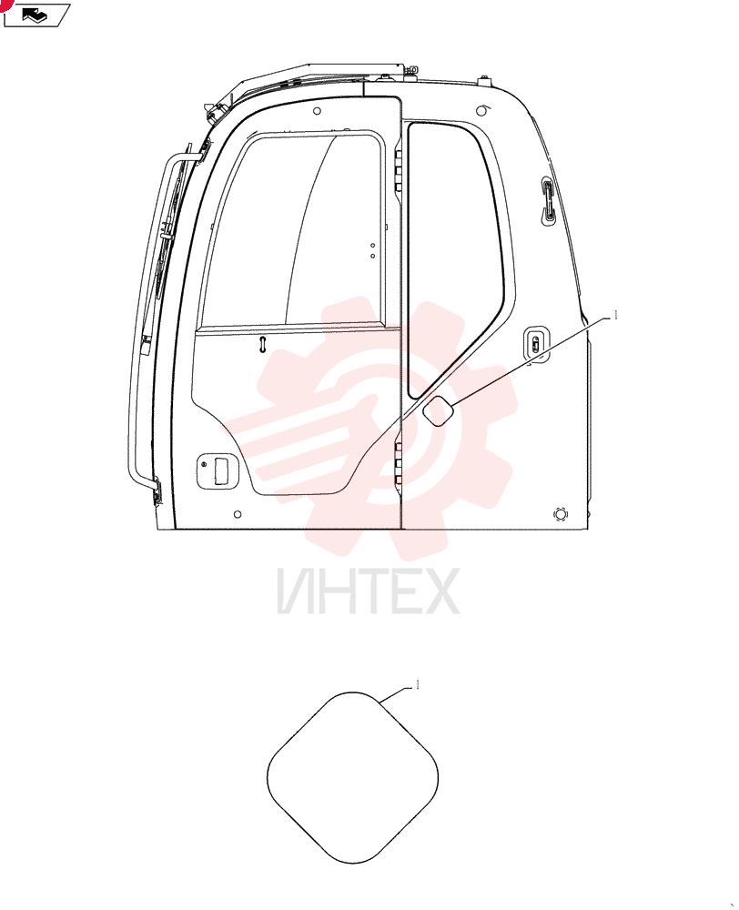 Схема (SK215SRLC) - SHORT RADIUS EXCAVATOR ASN LA06-02501 (1/11-12/11) YN22T00288F1