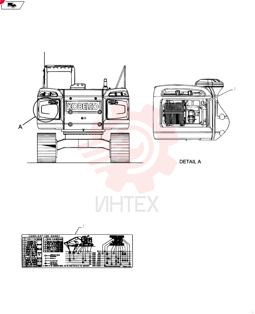 Схема (SK215SRLC) - SHORT RADIUS EXCAVATOR ASN LA06-02501 (1/11-12/11) YF22T00054F2