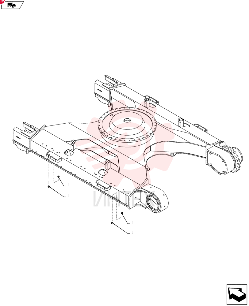 Схема (SK215SRLC) - SHORT RADIUS EXCAVATOR ASN LA06-02501 (1/11-12/11) YN01F01084F1