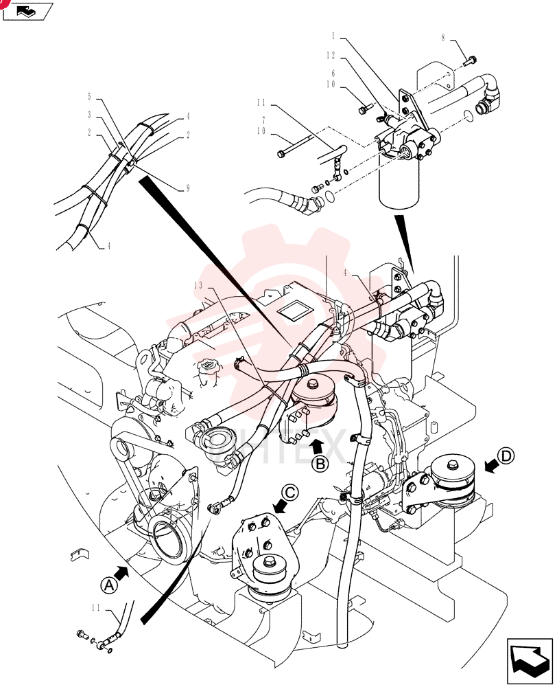Схема (SK215SRLC) - SHORT RADIUS EXCAVATOR ASN LA06-02501 (1/11-12/11) YB02P00014F1 (1)