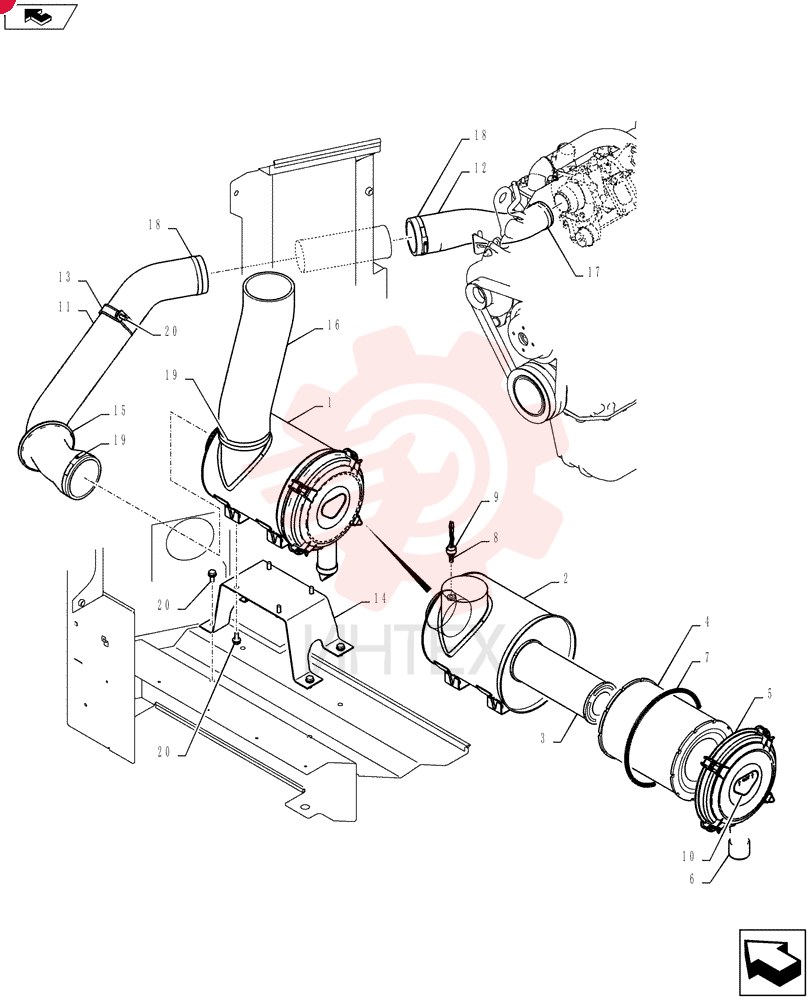 Схема (SK215SRLC) - SHORT RADIUS EXCAVATOR ASN LA06-02501 (1/11-12/11) YB11P00002F1