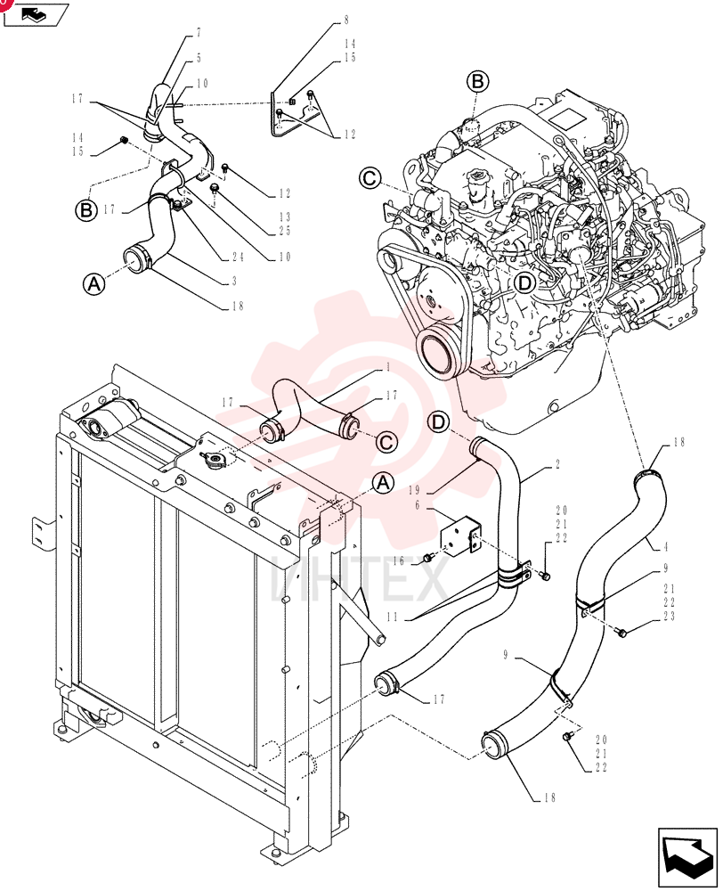 Схема (SK215SRLC) - SHORT RADIUS EXCAVATOR ASN LA06-02501 (1/11-12/11) YB05P00008F1 (2)