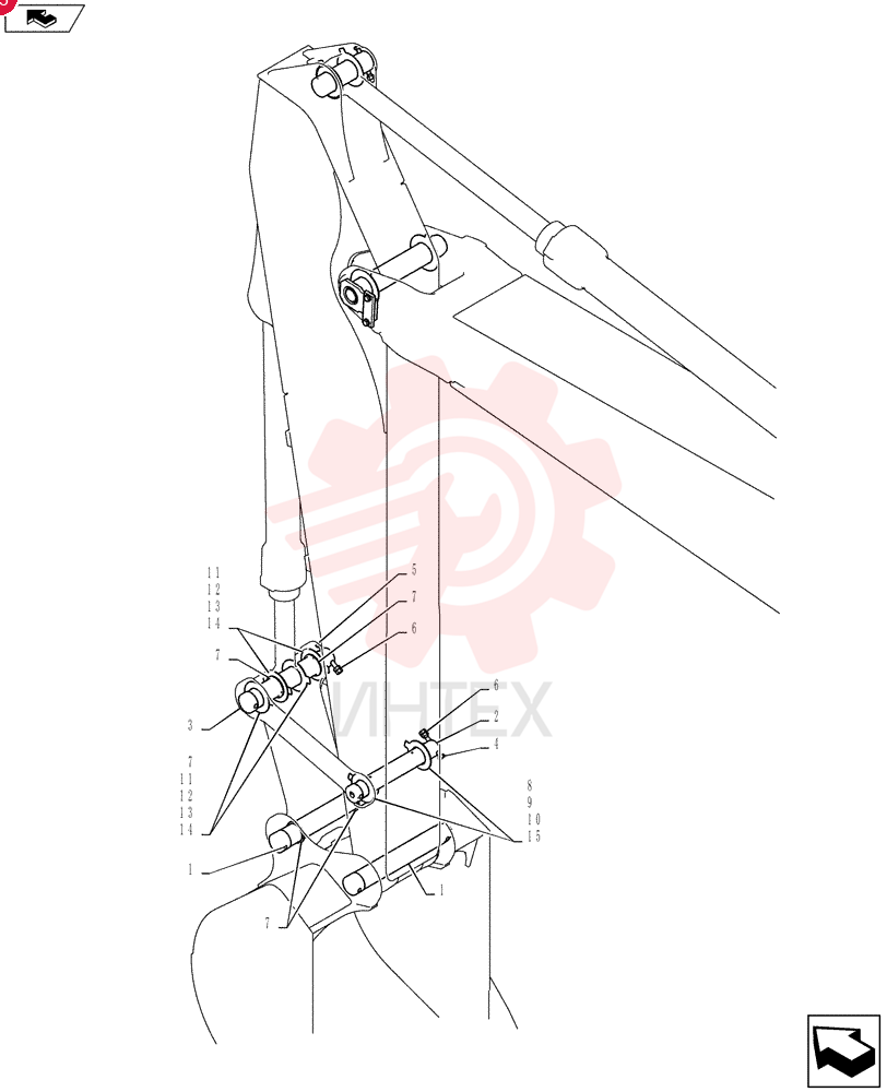 Схема (SK215SRLC) - SHORT RADIUS EXCAVATOR ASN LA06-02501 (1/11-12/11) YN12B00655F1 (2)