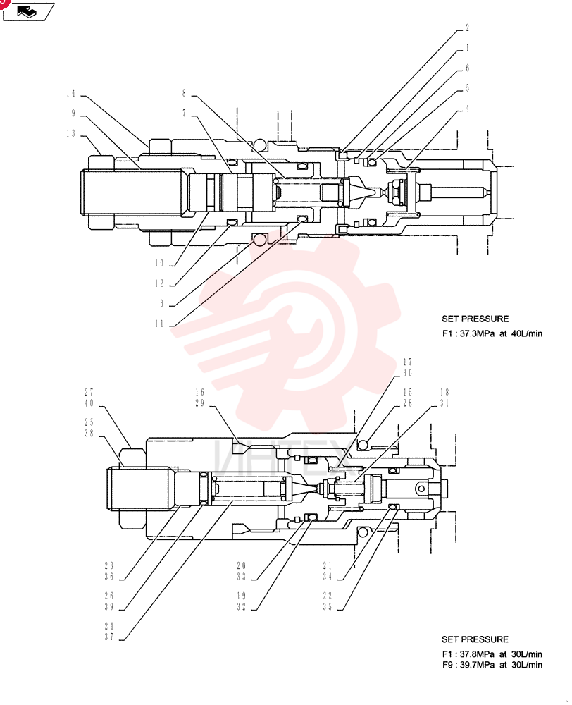 Схема (SK215SRLC) - SHORT RADIUS EXCAVATOR ASN LA06-02501 (1/11-12/11) YB64H00074F1 (5)