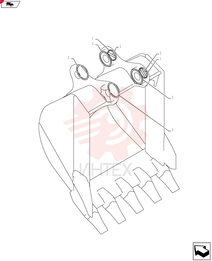 Схема (SK215SRLC) - SHORT RADIUS EXCAVATOR ASN LA06-02501 (1/11-12/11) YN61B00007F2