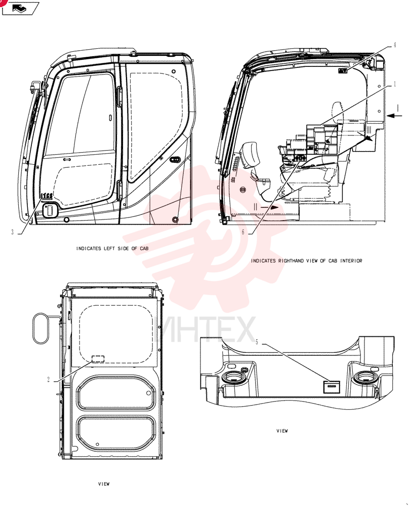 Схема (SK215SRLC) - SHORT RADIUS EXCAVATOR ASN LA06-02501 (1/11-12/11) YT22T00156F3 (1)