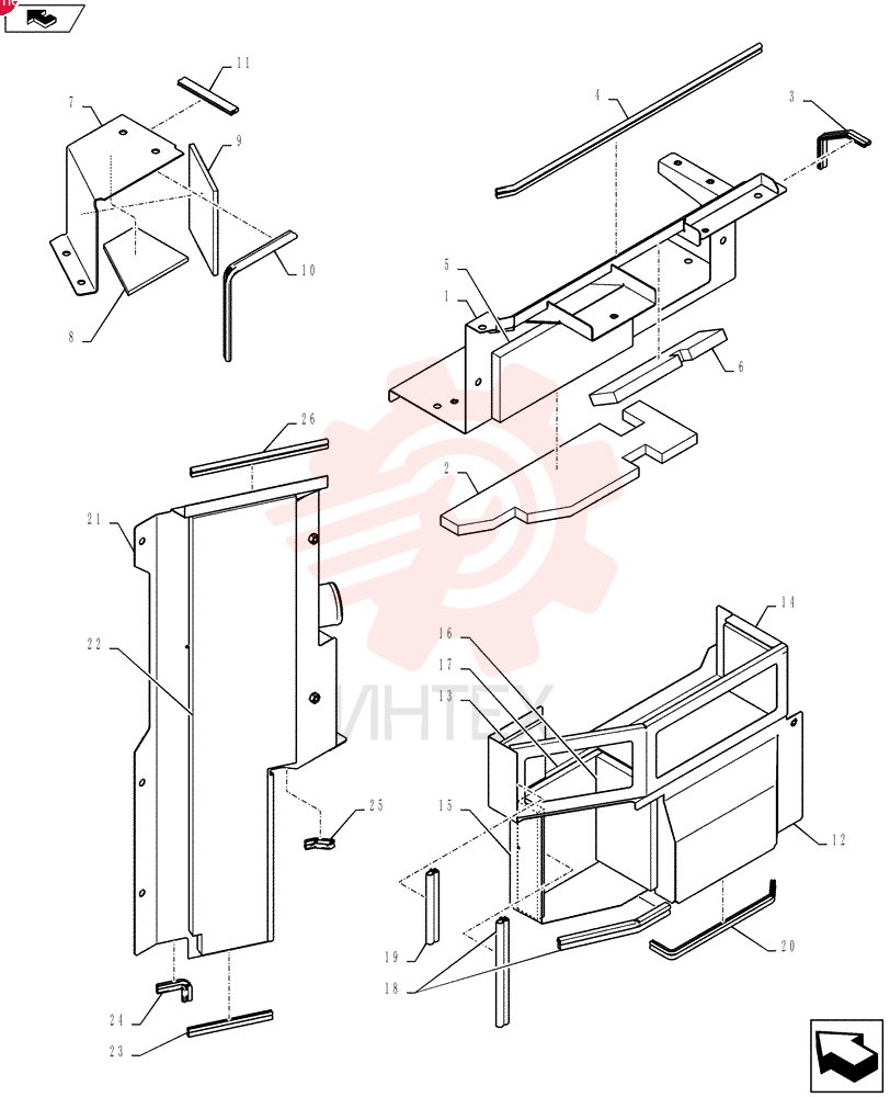 Схема (SK215SRLC) - SHORT RADIUS EXCAVATOR ASN LA06-02501 (1/11-12/11) YB21C00031F1 (15)