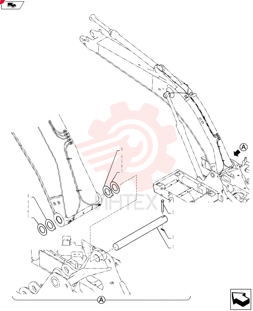 Схема (SK215SRLC) - SHORT RADIUS EXCAVATOR ASN LA06-02501 (1/11-12/11) YB02B00059F1