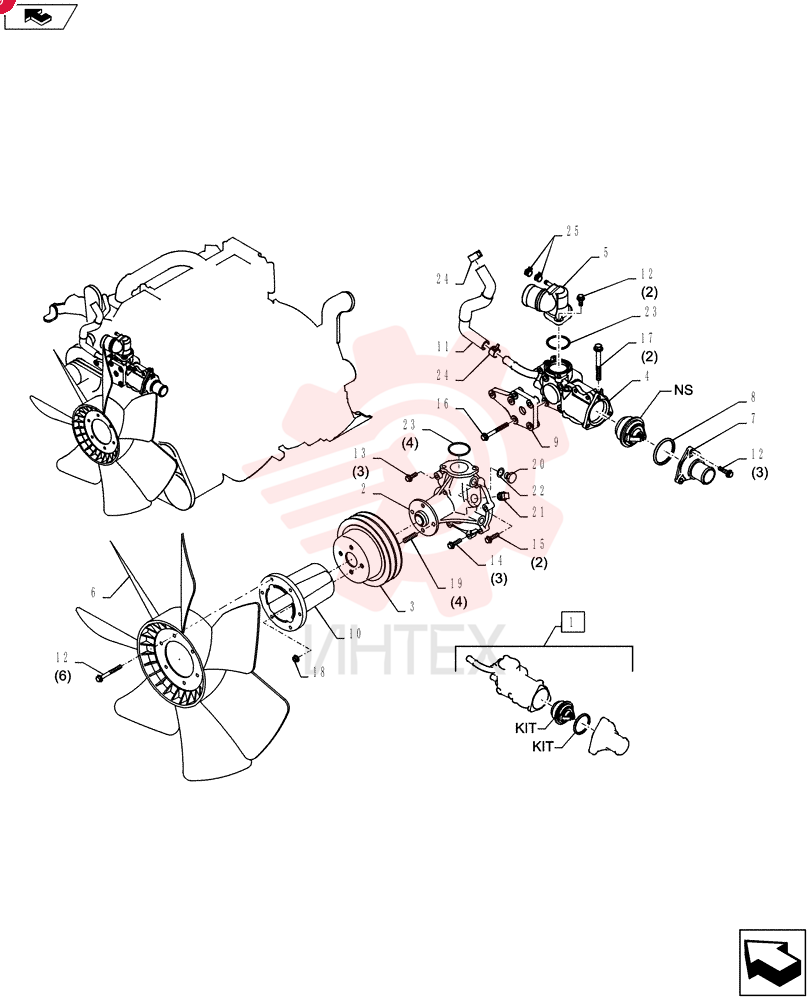 THERMOSTAT VH040166104A