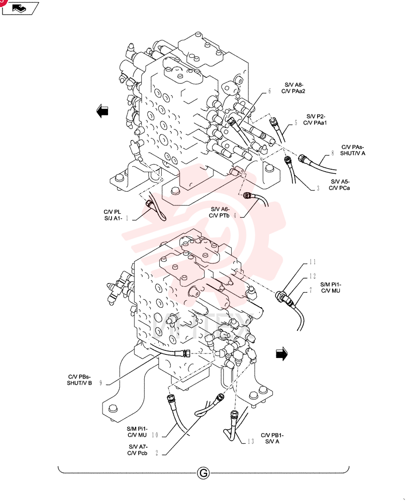 Valve (Nibbler & Breaker) YB64H00107F1 (3)