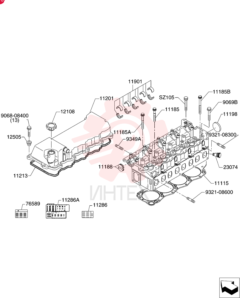 CYLINDER HEAD GASKET VH111152900A