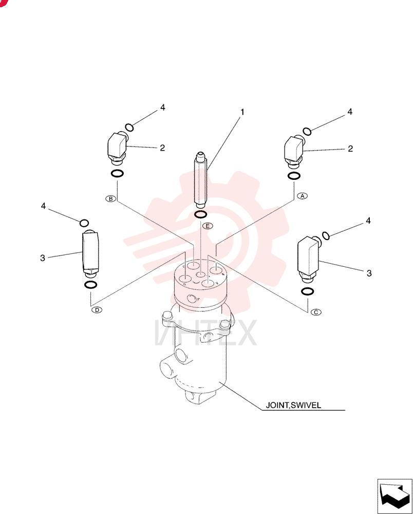 Hyd. Swivel YF19H00003F1