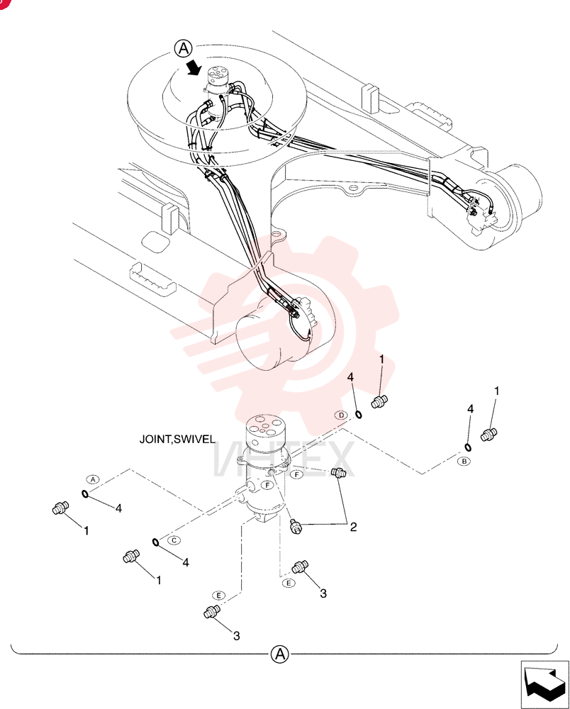 Hyd., Swivel YN19H00054F1