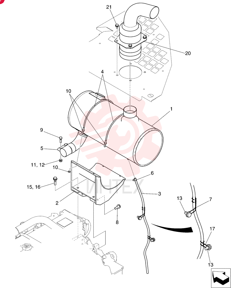Схема (SK215SRLC) - SHORT RADIUS EXCAVATOR ASN LA06-02501 [NON PRODUCTION] (1/07-12/11) YB12P00005F1