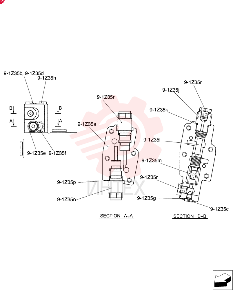 Схема (SK215SRLC) - SHORT RADIUS EXCAVATOR ASN LA06-02501 [NON PRODUCTION] (1/07-12/11) YB30V00023S101