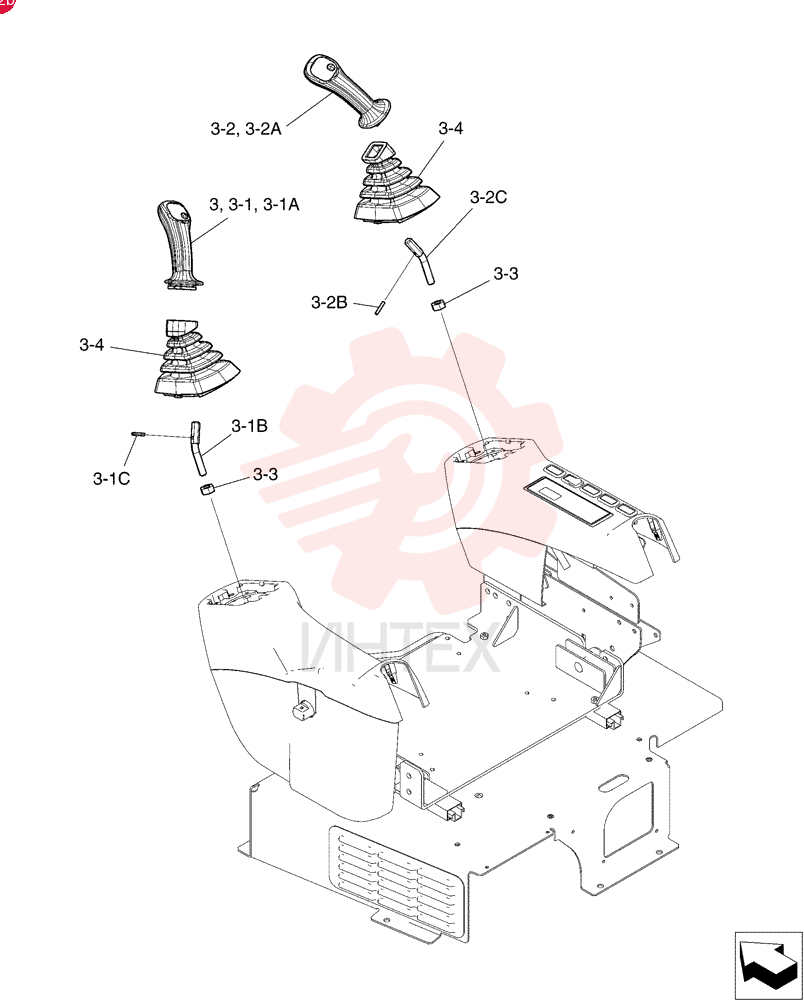 Схема (SK215SRLC) - SHORT RADIUS EXCAVATOR ASN LA06-02501 [NON PRODUCTION] (1/07-12/11) YT03M01294F1
