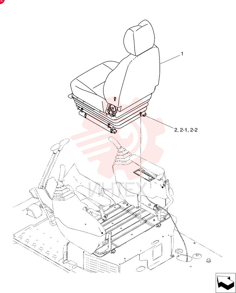 Схема (SK215SRLC) - SHORT RADIUS EXCAVATOR ASN LA06-02501 [NON PRODUCTION] (1/07-12/11) YN25M00088F1