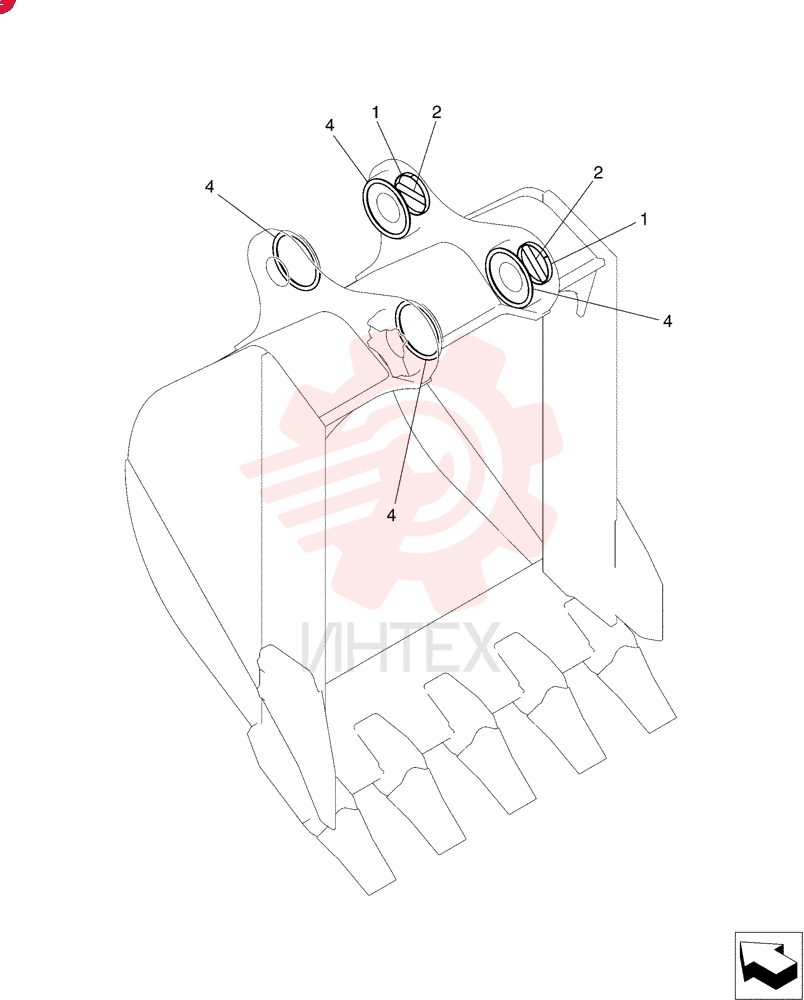 Схема (SK215SRLC) - SHORT RADIUS EXCAVATOR ASN LA06-02501 [NON PRODUCTION] (1/07-12/11) YN61B00007F2